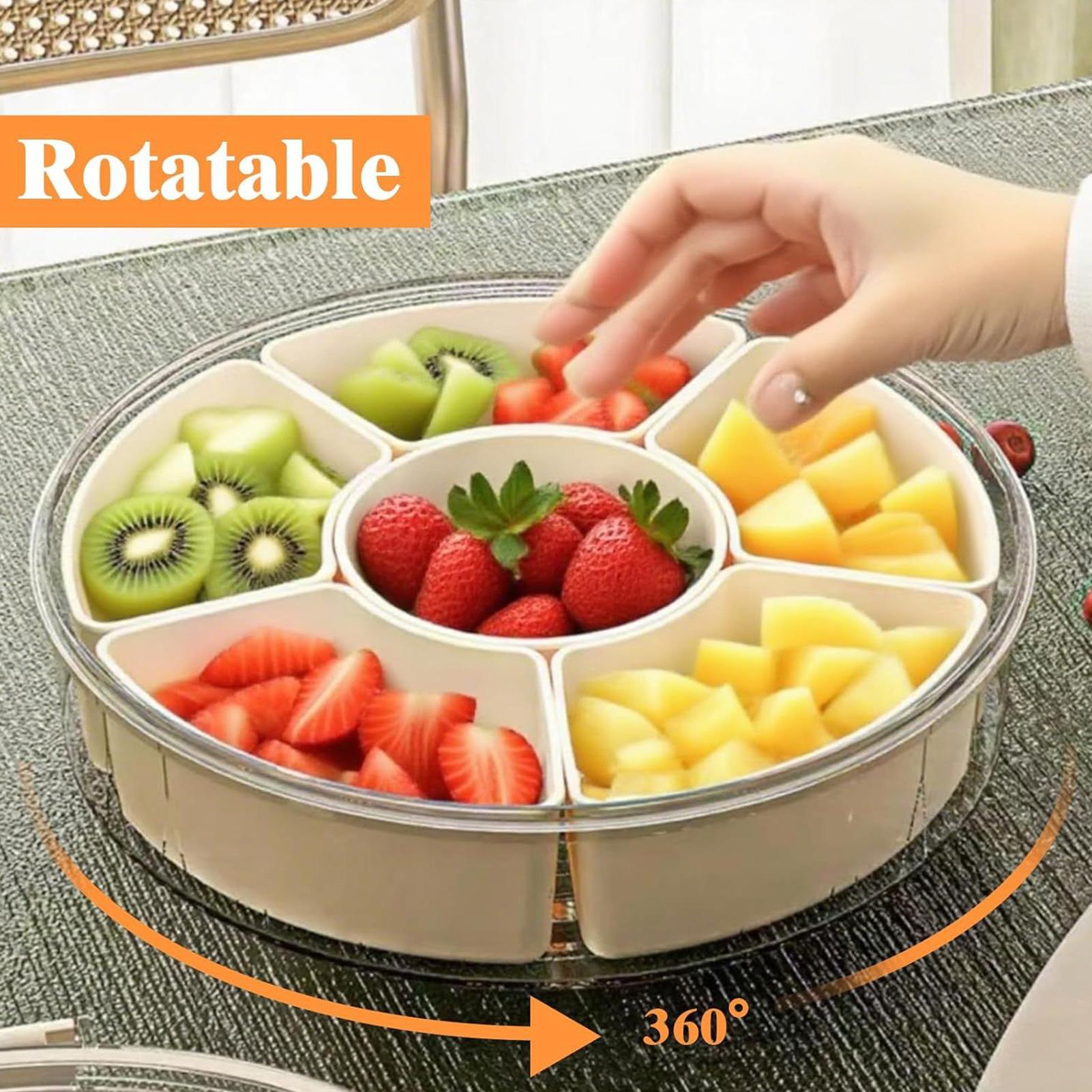 Meal Prep Veggie - Récipients à collation, plateau à 6