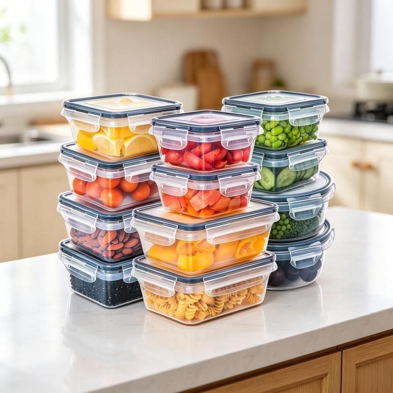 Meal Prep Veggie - 12 contenants hermétiques pour aliments, 5