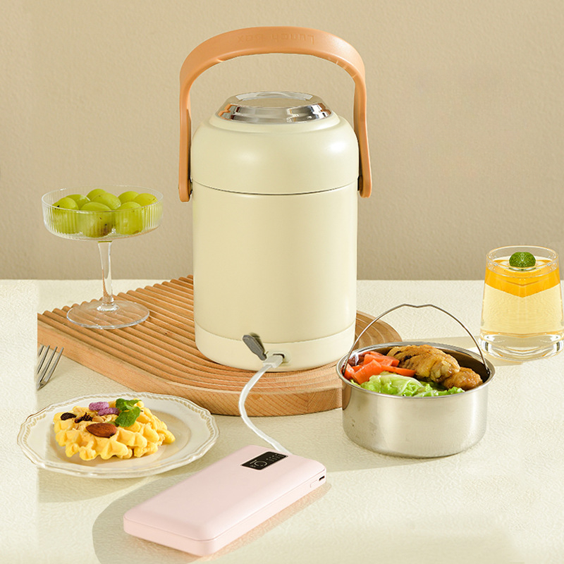 Stainless Bento Box - Boîte à lunch électrique USB grande