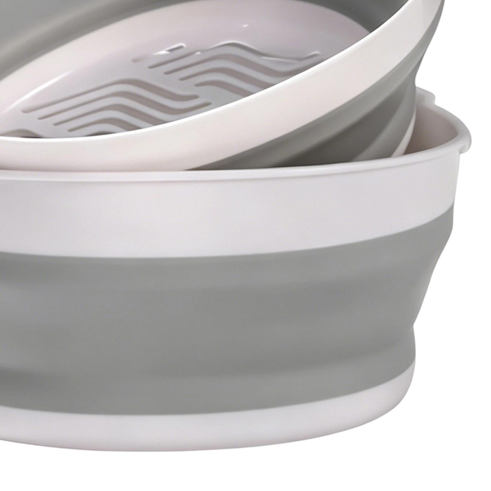 Meal Prep Veggie - Passoire pliable double couche pour laver