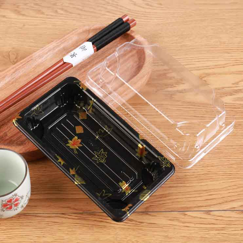 Meal Prep Restaurant - Boîte à Sushi épaisse avec couvercle,