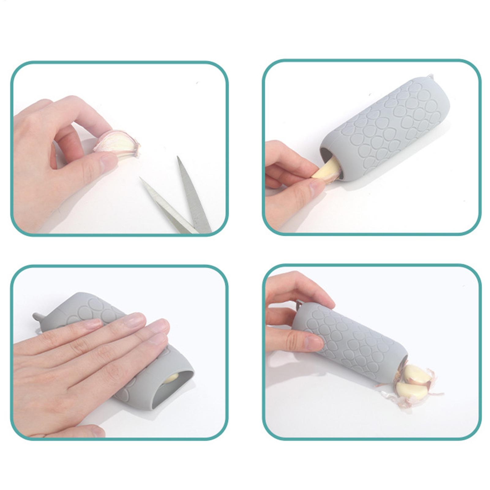 Meal Prep Youtube - Éplucheur d'ail en Silicone, rouleau dénudeur,