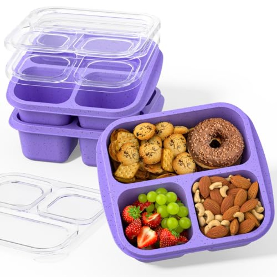Meal Prep Lunch Boxes - Boîtes à collation 3 pièces -