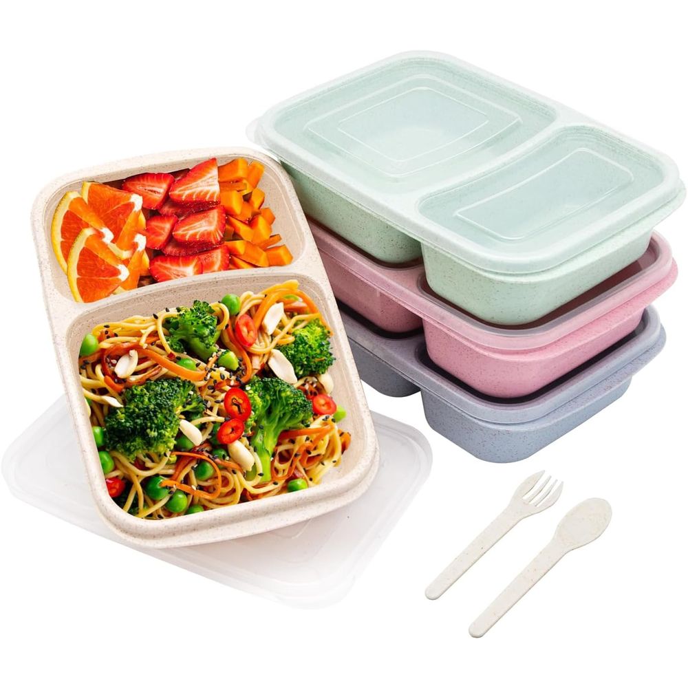 Lot de 4 boîtes à bento, conte - Meal Prep Lunch Boxes avis et prix