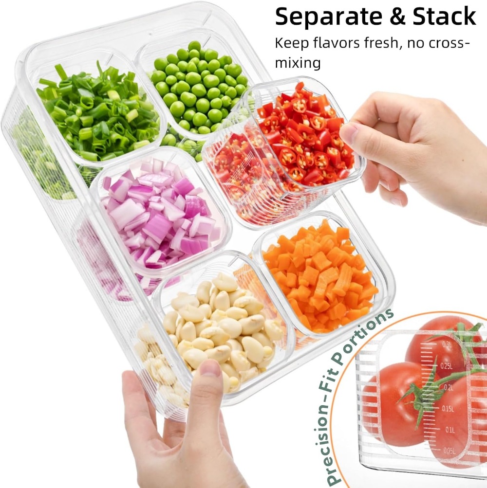 Ensemble d'organisateurs de ré - Meal Prep Veggie avis et prix