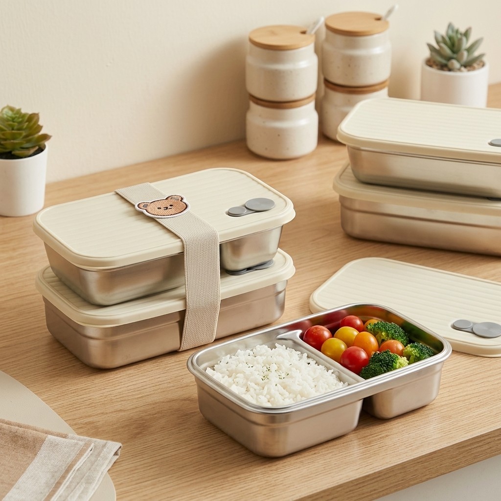 Boîte à bento en acier inoxyda - Meal Prep Dinners avis et prix