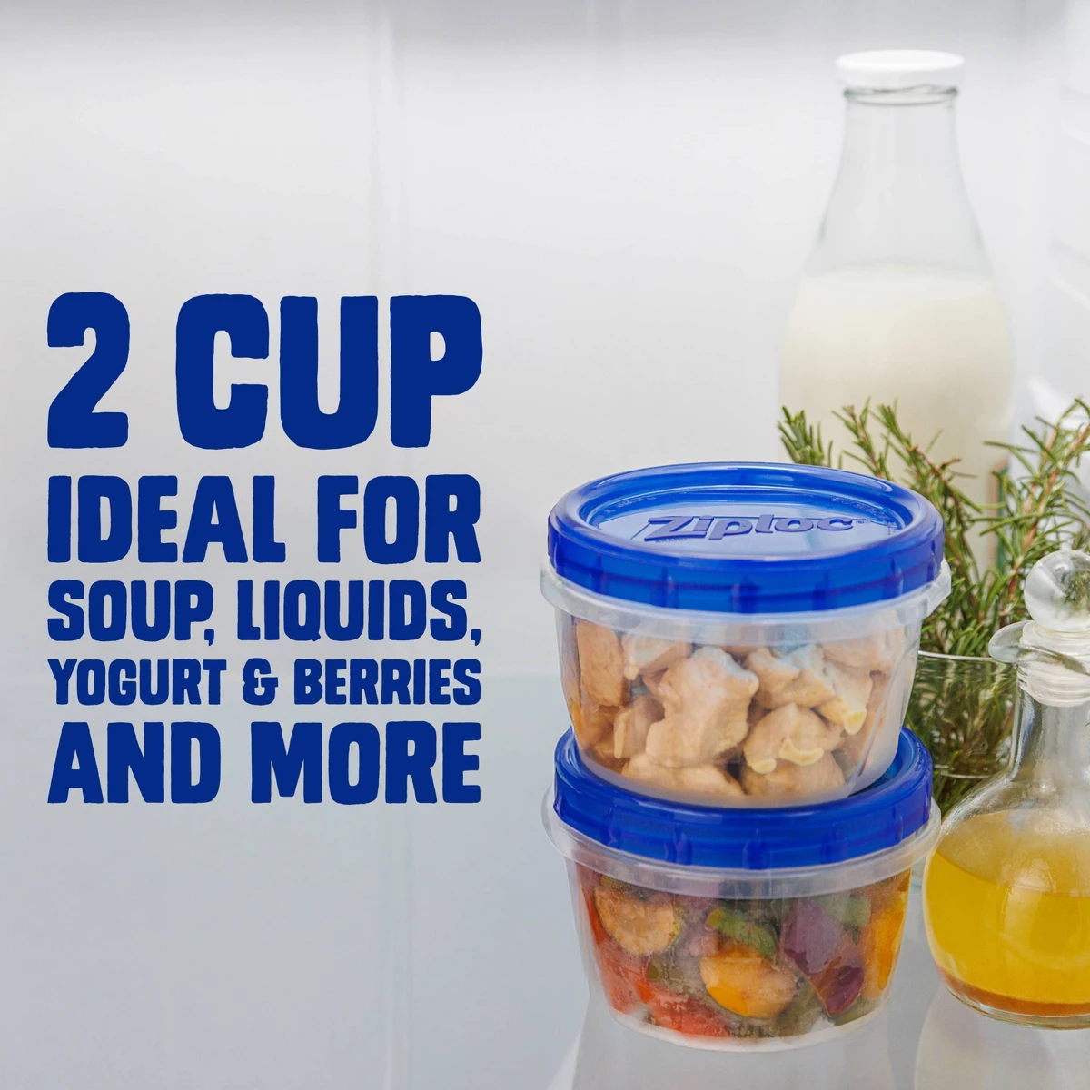 Contenants de stockage aliment - Meal Prep Ziploc avis et prix