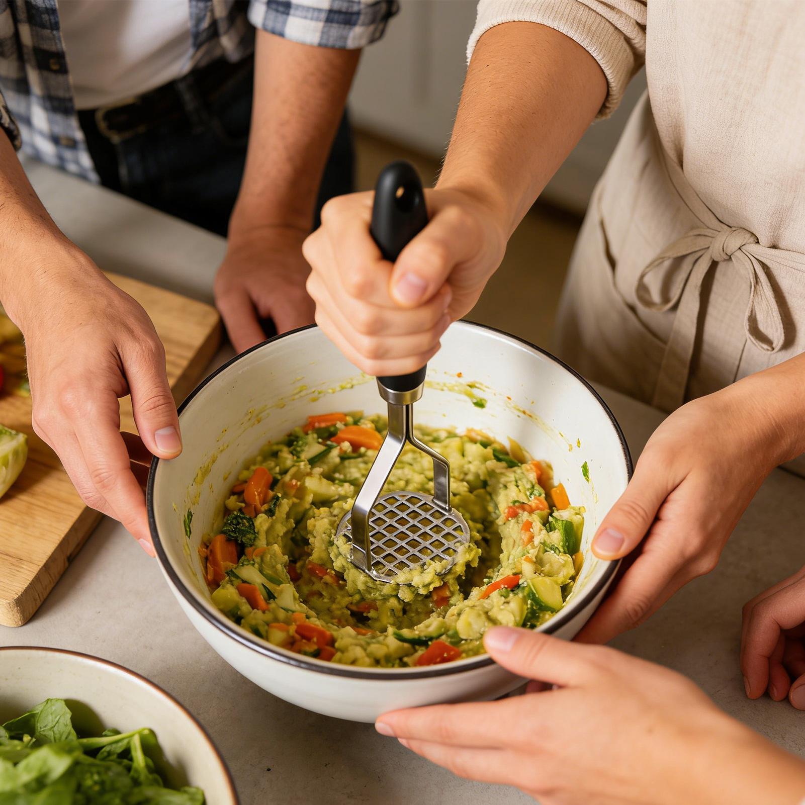 Presse-purée manuel pour légum - Meal Prep Restaurant avis et prix