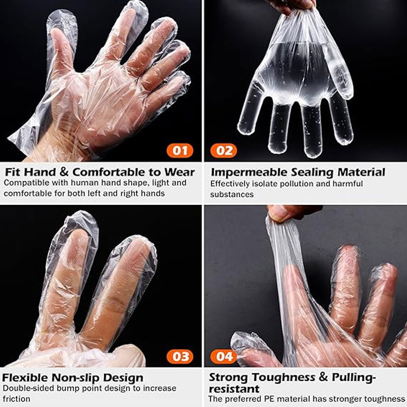 Gants jetables transparents en - Meal Prep Dinners avis et prix