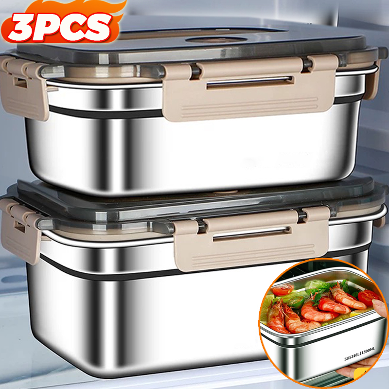 Boîte à bento grande capacité, - Stainless Bento Box avis et prix