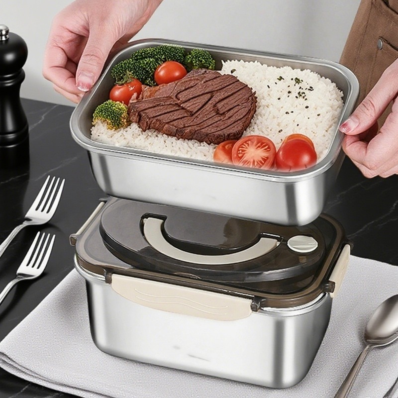 Boîte à bento grande capacité, - Stainless Bento Box avis et prix