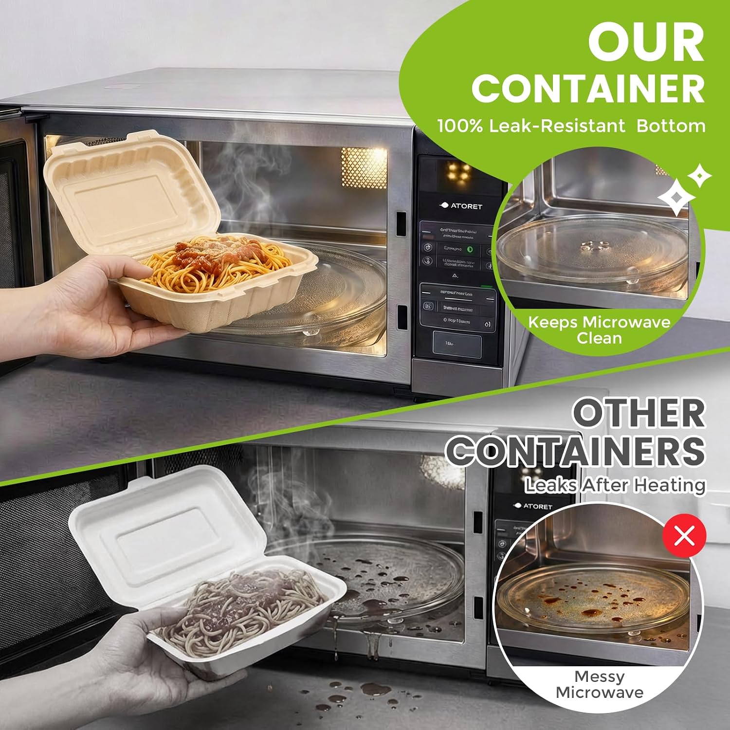 Lot de 50 contenants à emporte - Meal Prep Dinners avis et prix