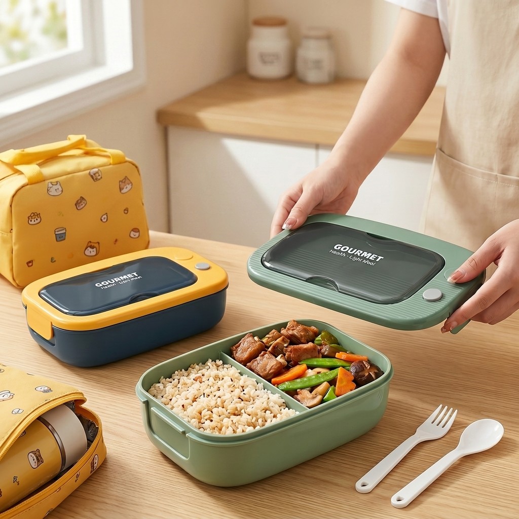 Boîte à bento en plastique mic - Meal Prep Lunch Boxes avis et prix