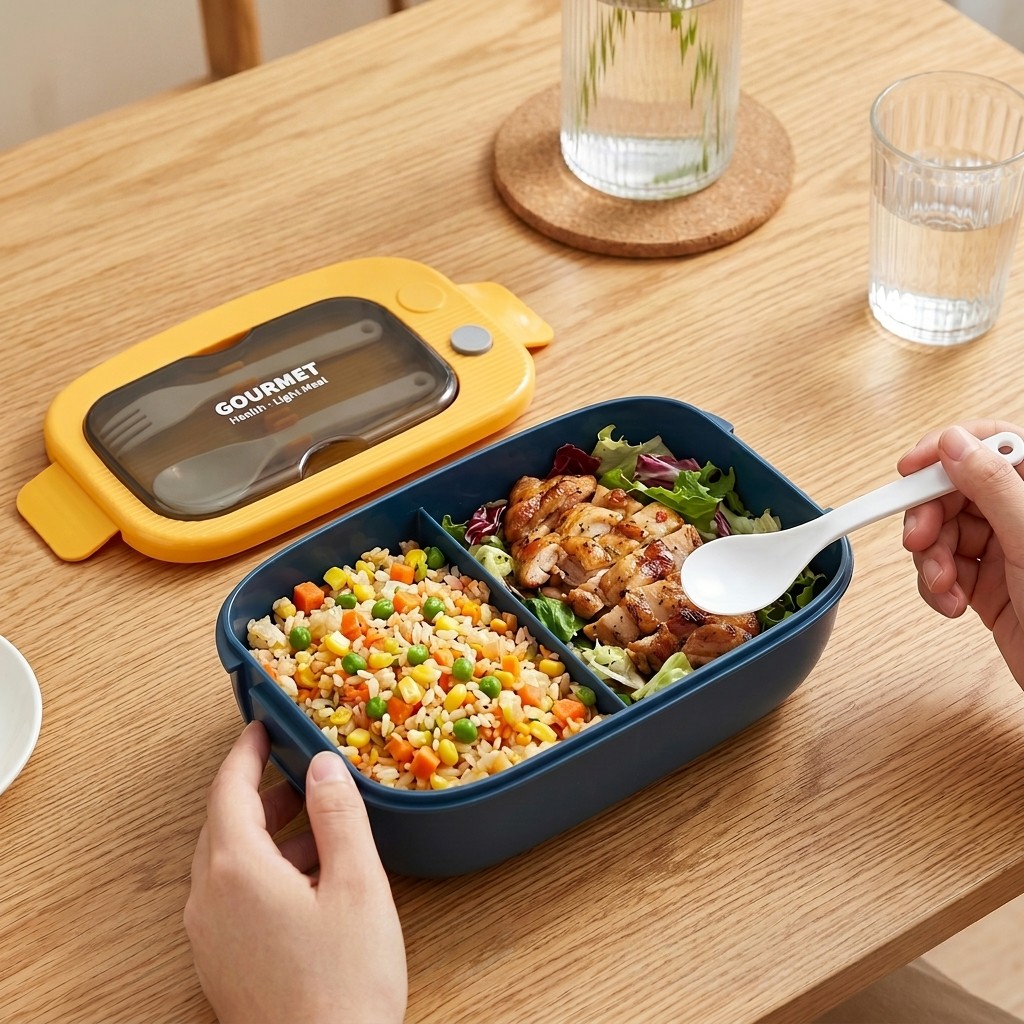 Boîte à bento en plastique mic - Meal Prep Lunch Boxes avis et prix