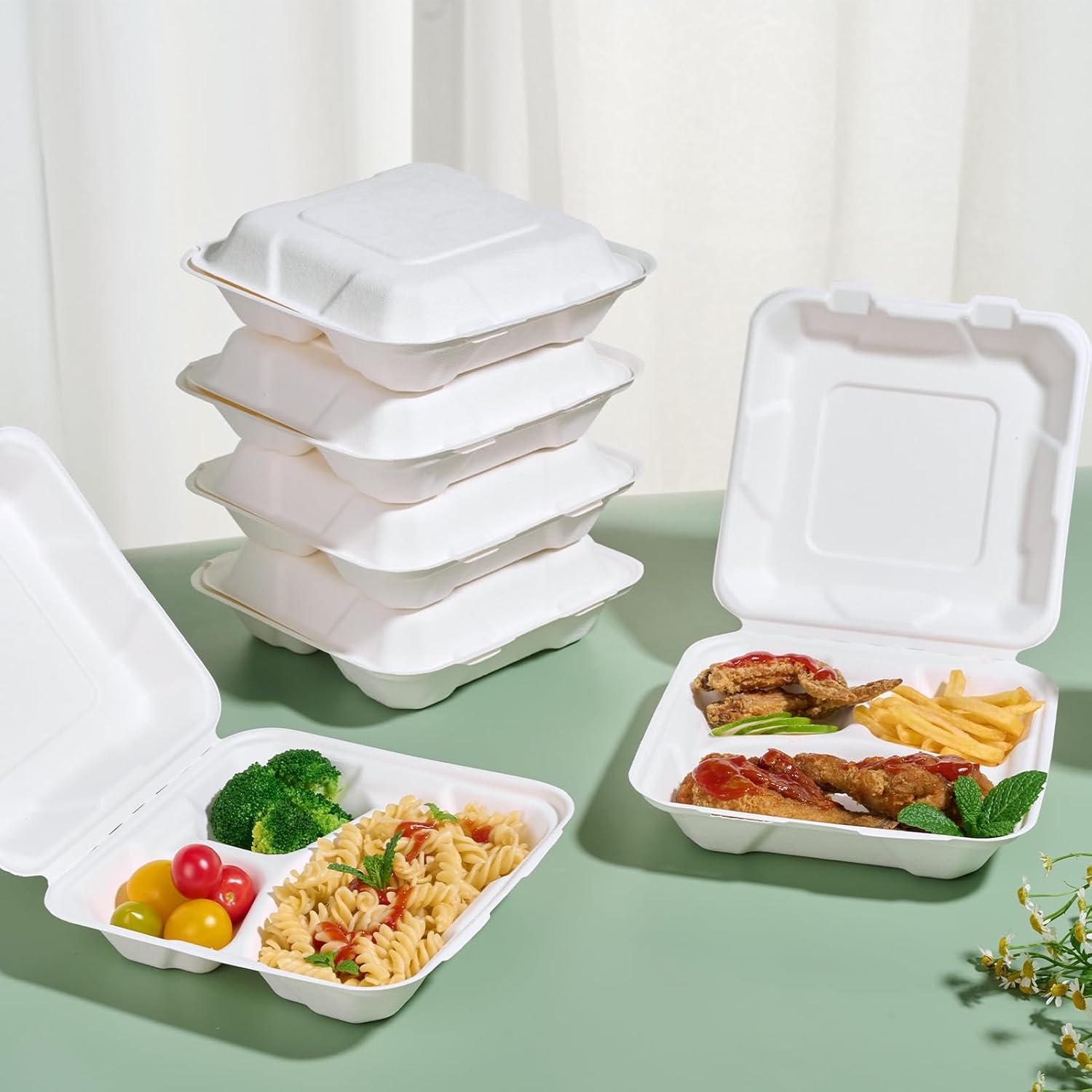 Boîtes alimentaires jetables à - Meal Prep Restaurant avis et prix