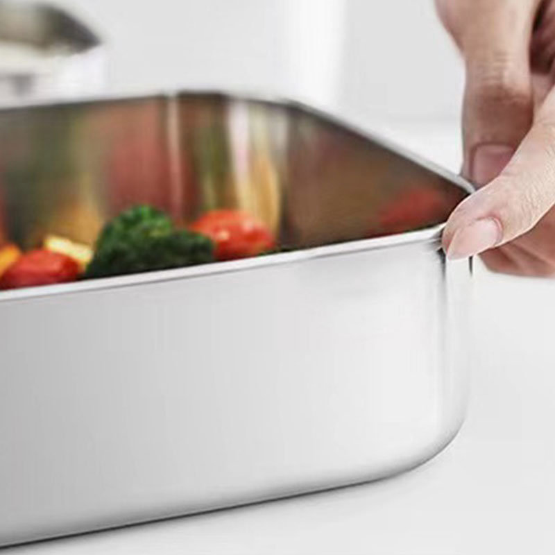 Boîte à déjeuner carrée en aci - Stainless Bento Box avis et prix