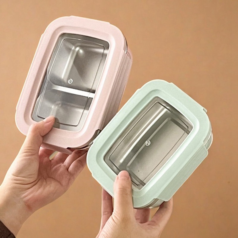 Boîte à lunch bento divisée en - Stainless Bento Box avis et prix
