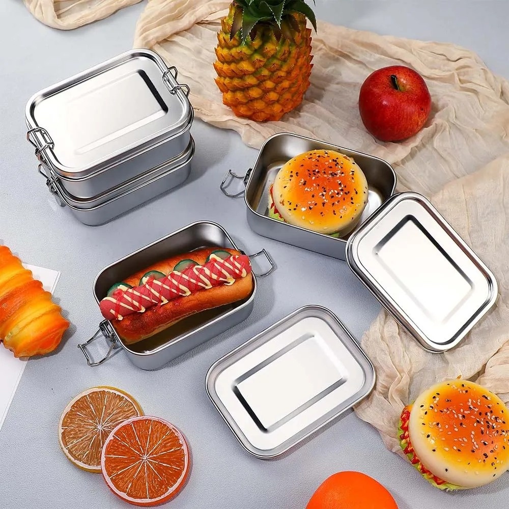 Boîte à Bento en acier inoxyda - Meal Prep Lunch Boxes avis et prix