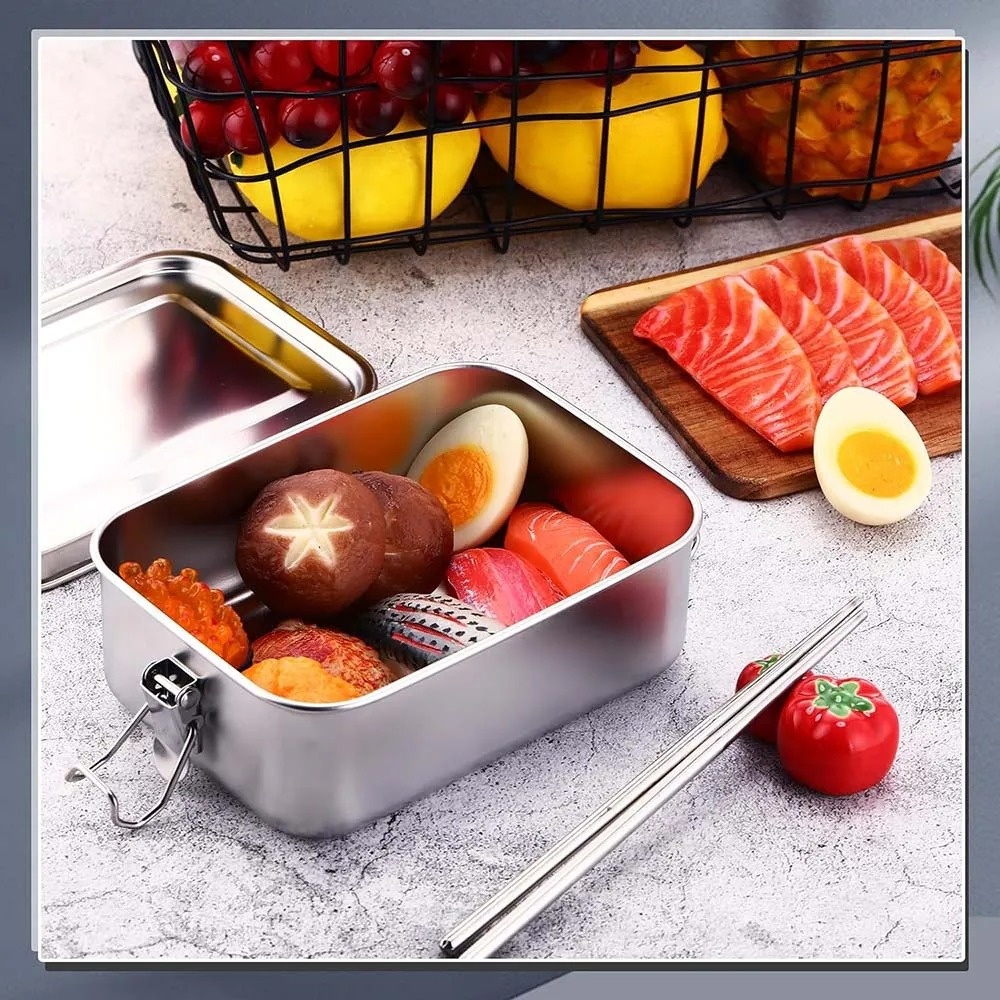 Boîte à Bento en acier inoxyda - Meal Prep Lunch Boxes avis et prix